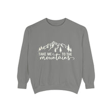 Take Me To The Mountains Script Sweatshirt