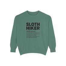 Sloth Hiker Definition Sweatshirt