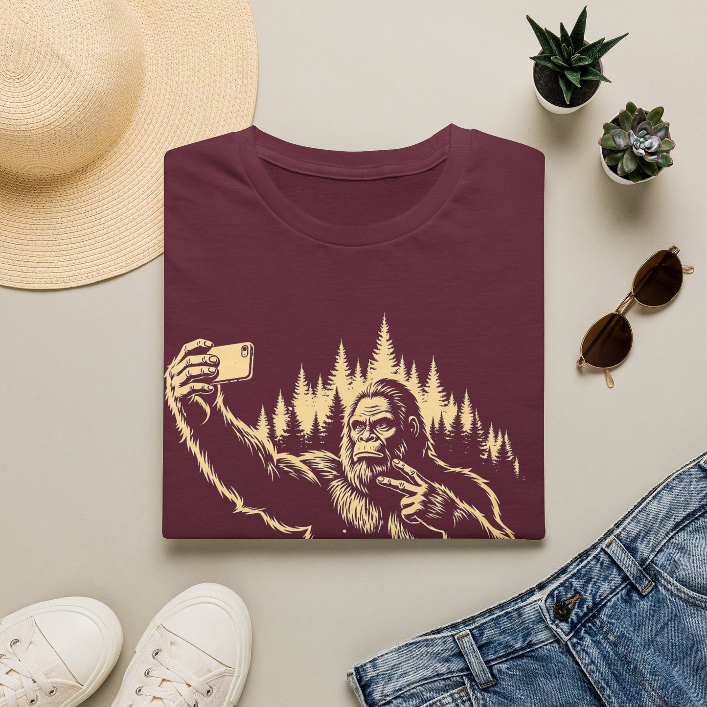 Bigfoot Selfie T-Shirt