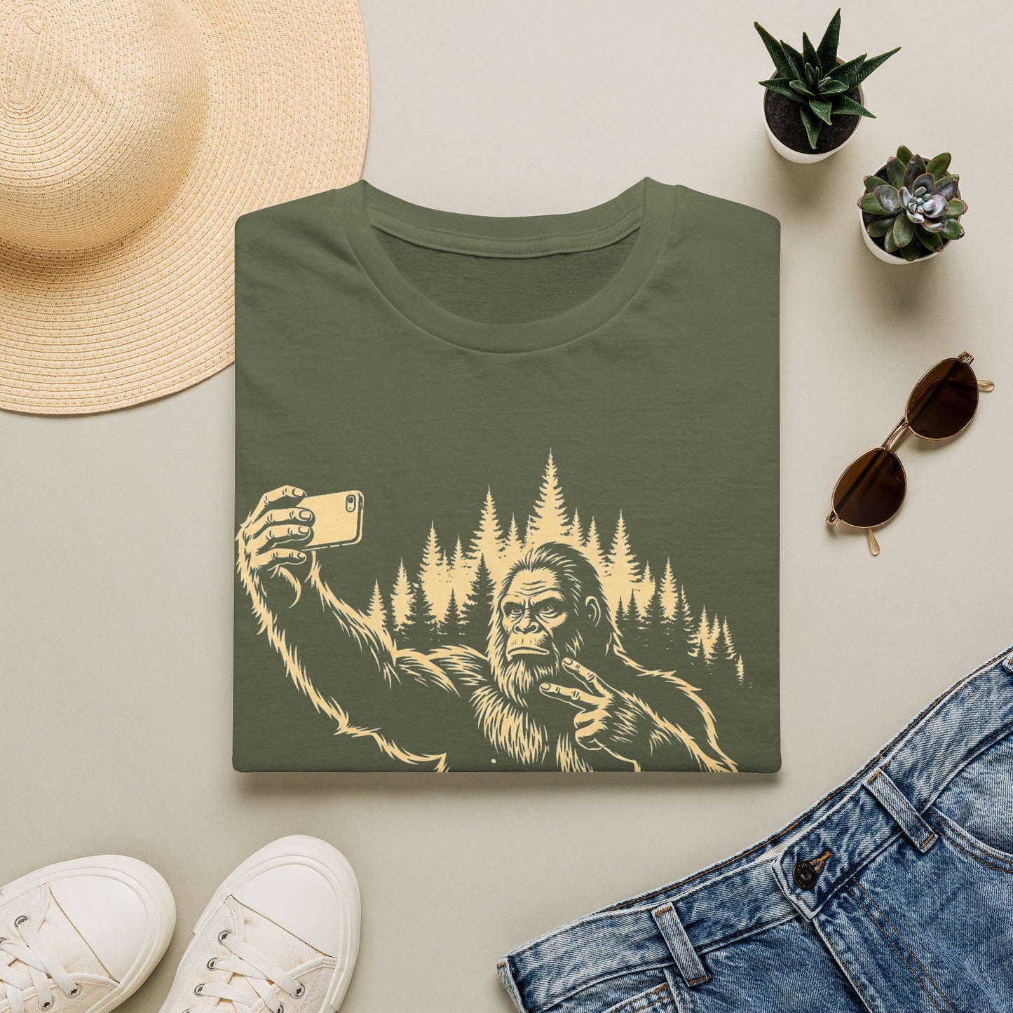 Bigfoot Selfie T-Shirt