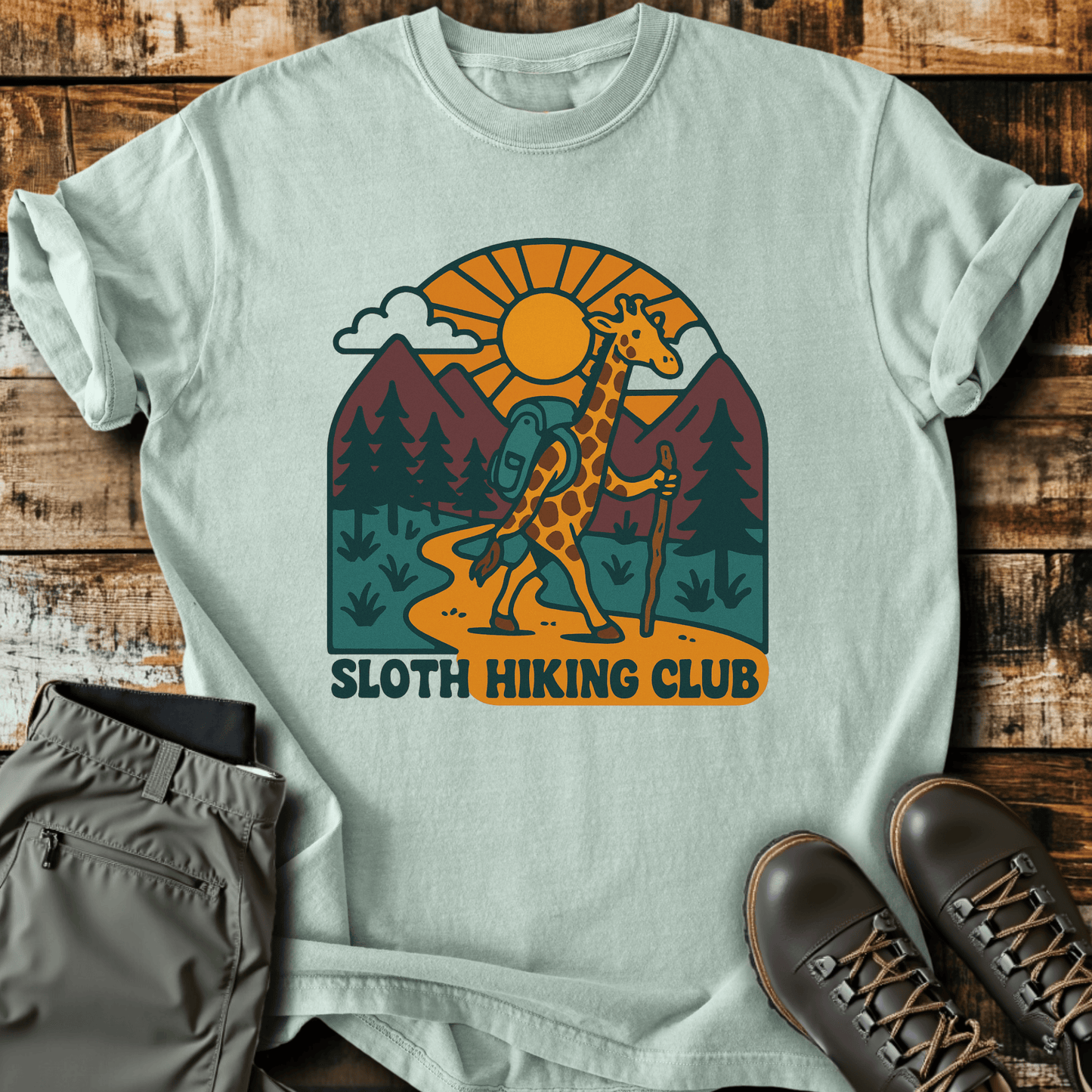 Giraffe Hiker T-Shirt