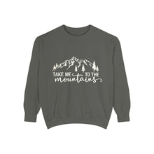 Take Me To The Mountains Script Sweatshirt