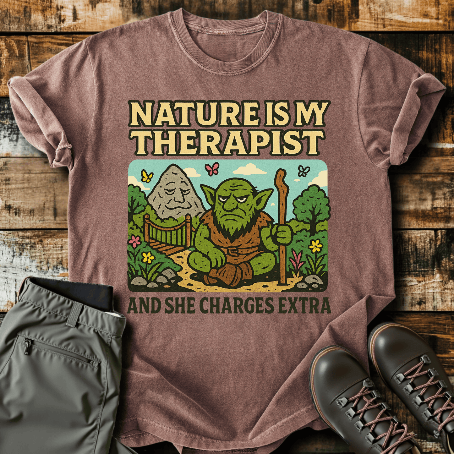Nature Is My Therapist T-Shirt
