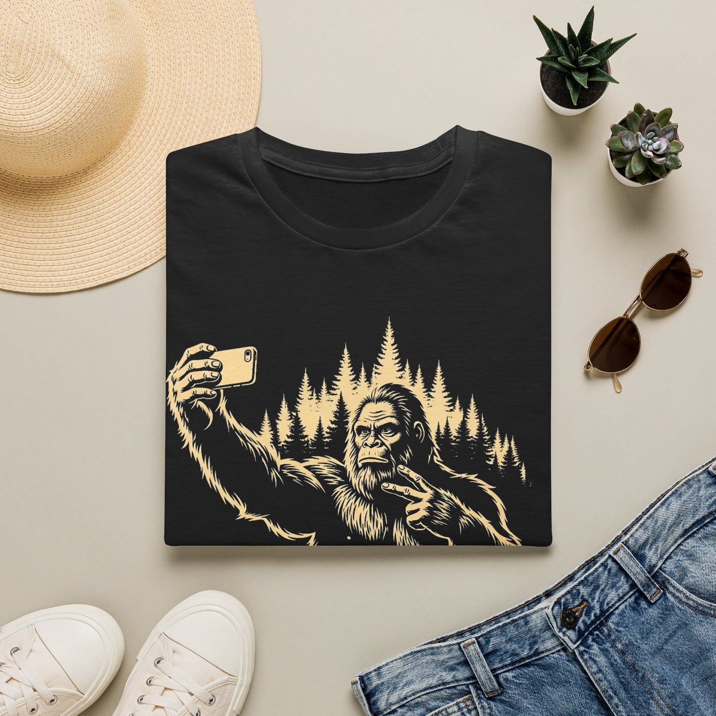 Bigfoot Selfie T-Shirt