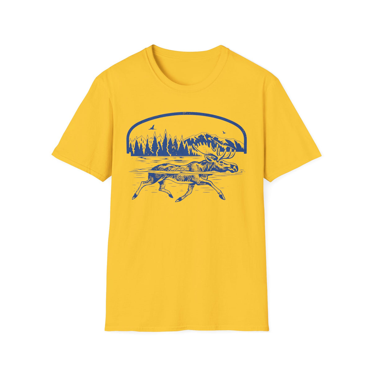 Swimming Moose T-Shirt