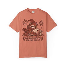 The Map Says Yes My Legs Say No T-Shirt