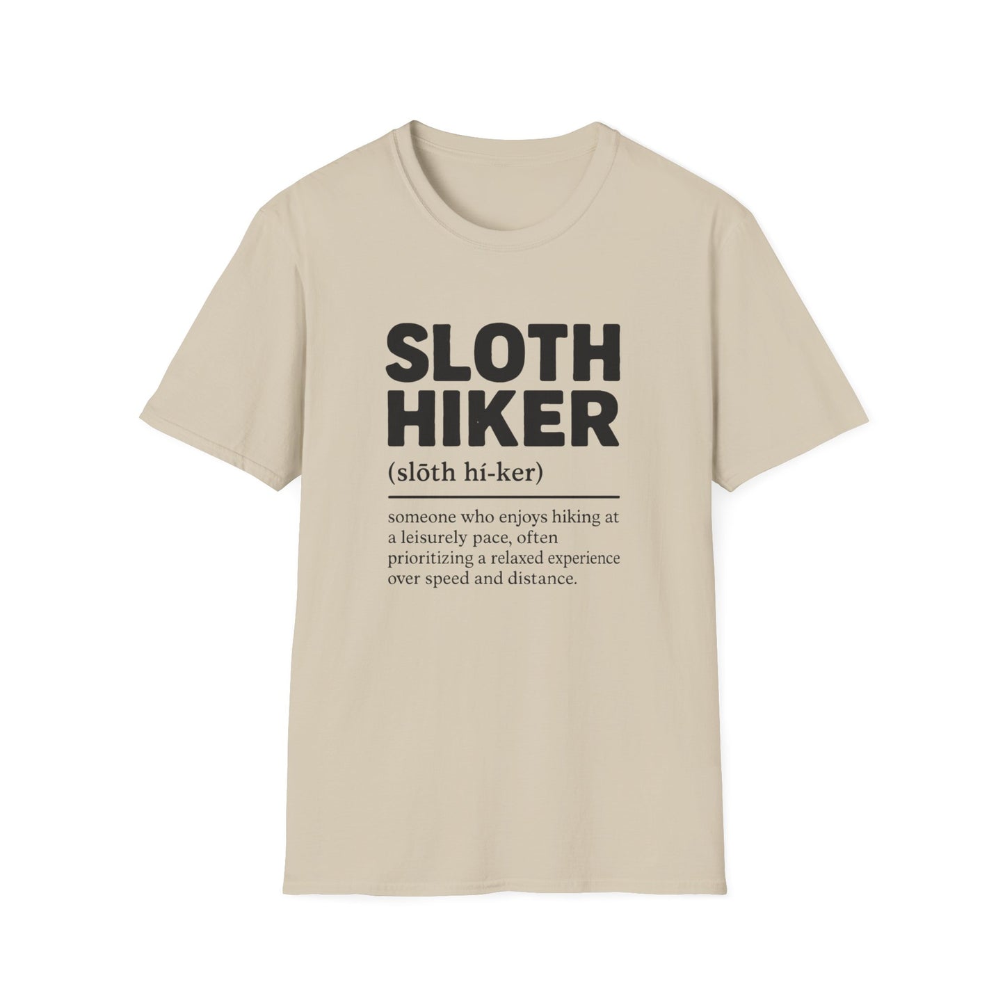Sloth Hiker Definition T-Shirt