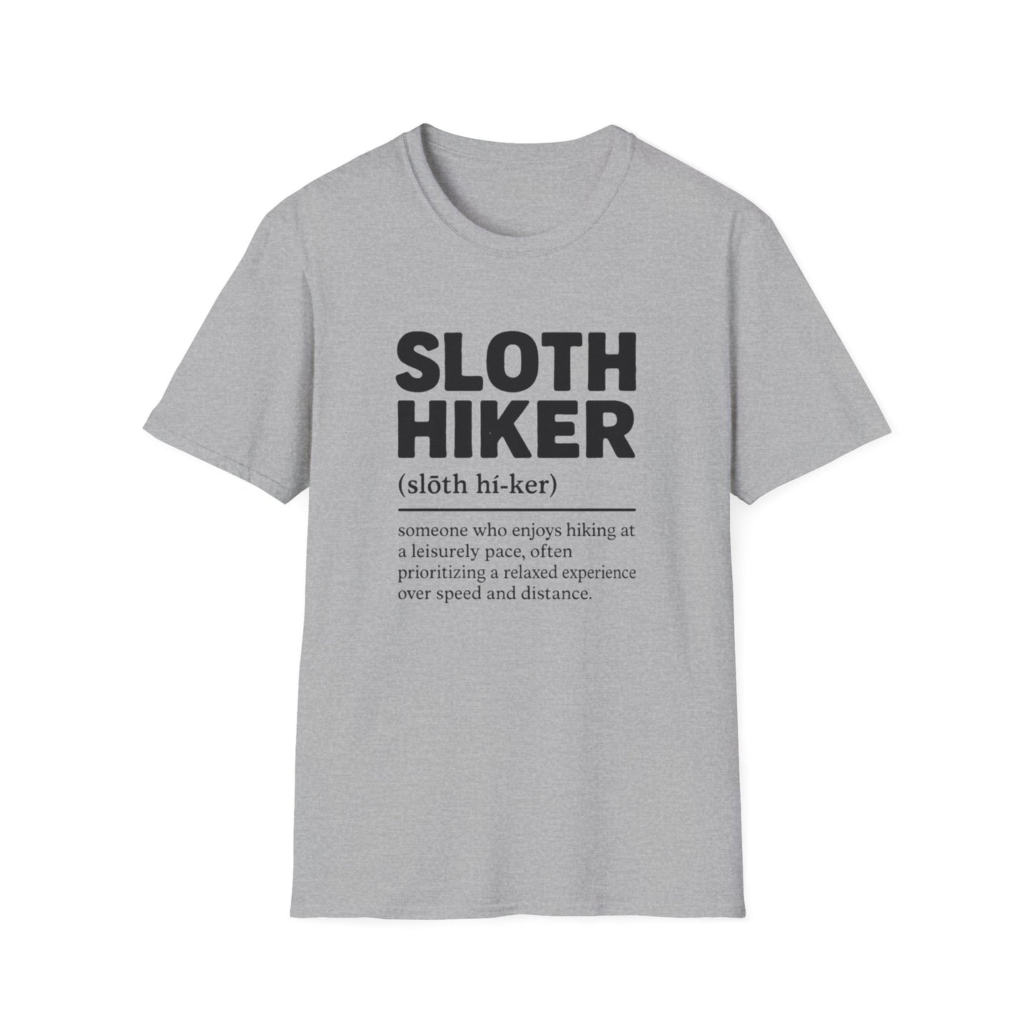 Sloth Hiker Definition T-Shirt