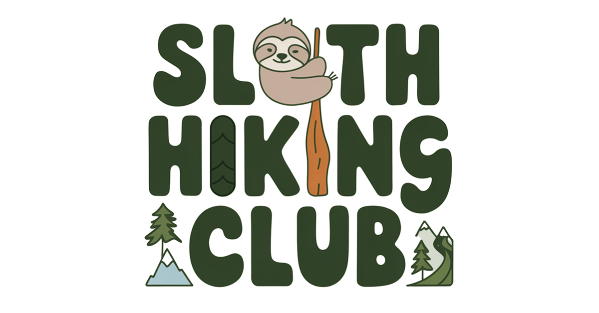 The picture slothhikingclub.com shows when its homepage is shared