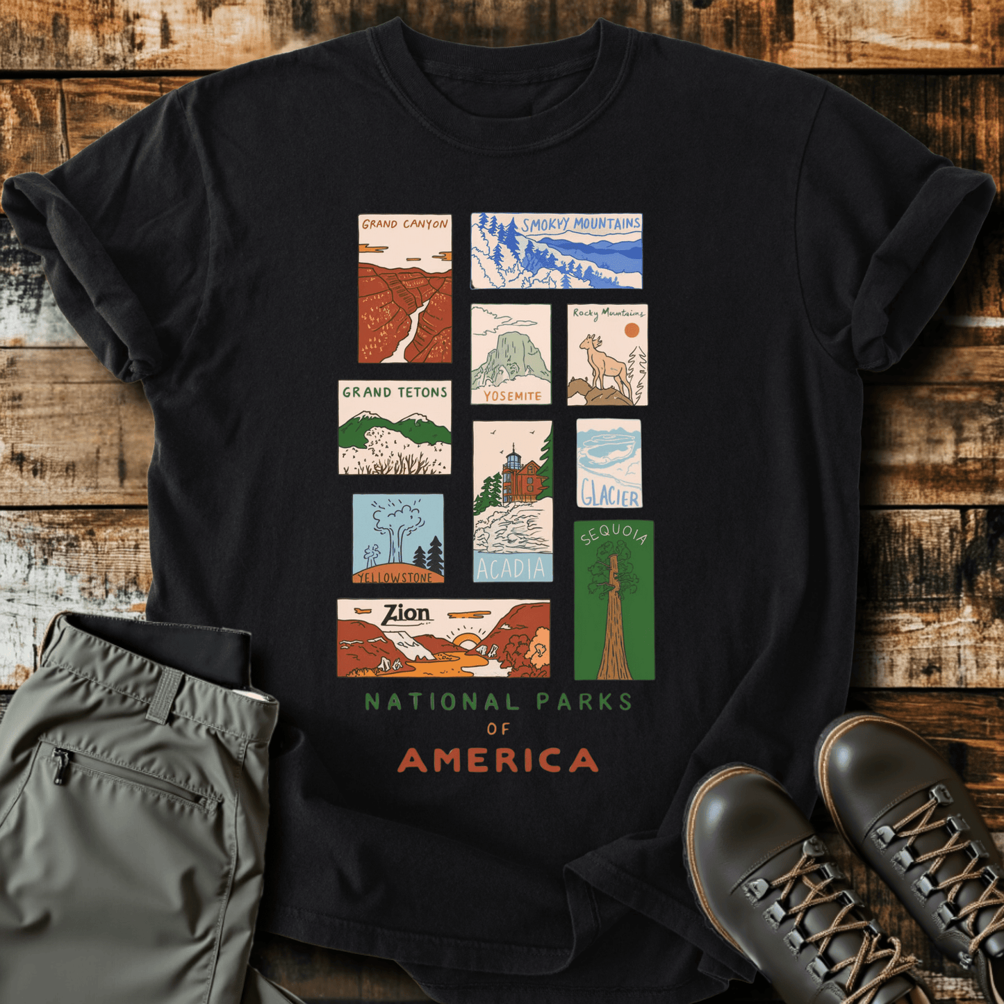 National Parks Of America T-shirt