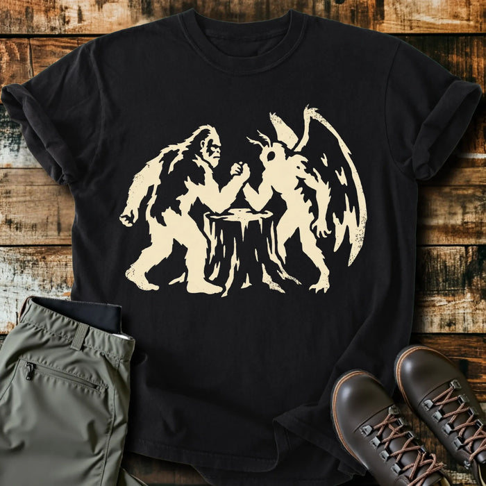 Bigfoot VS Mothman T-Shirt