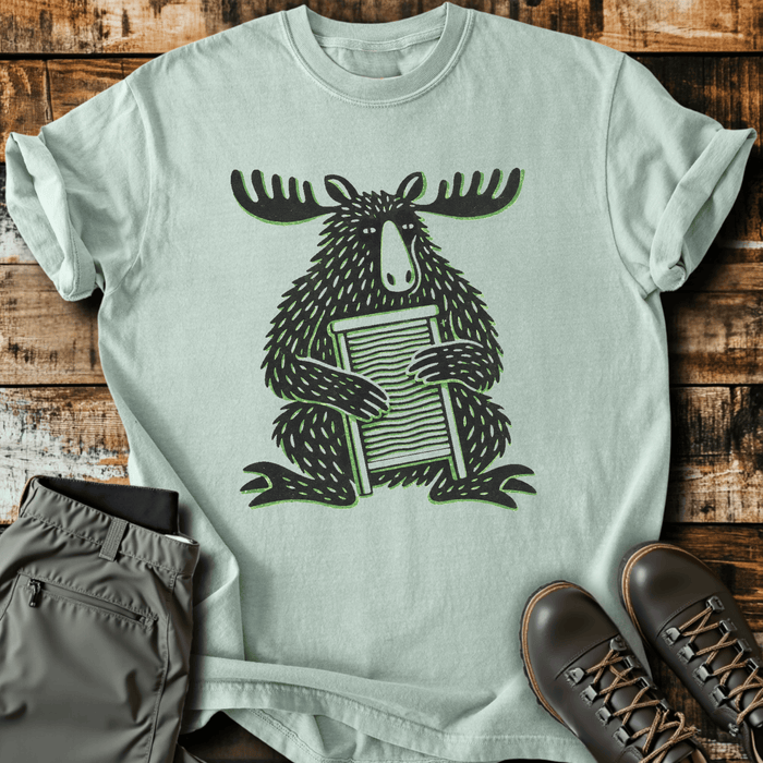 Washboard Moose T-Shirt