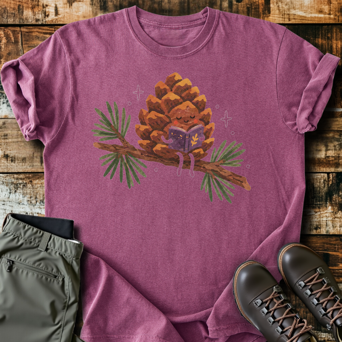 Pinecone Bookworm T-Shirt