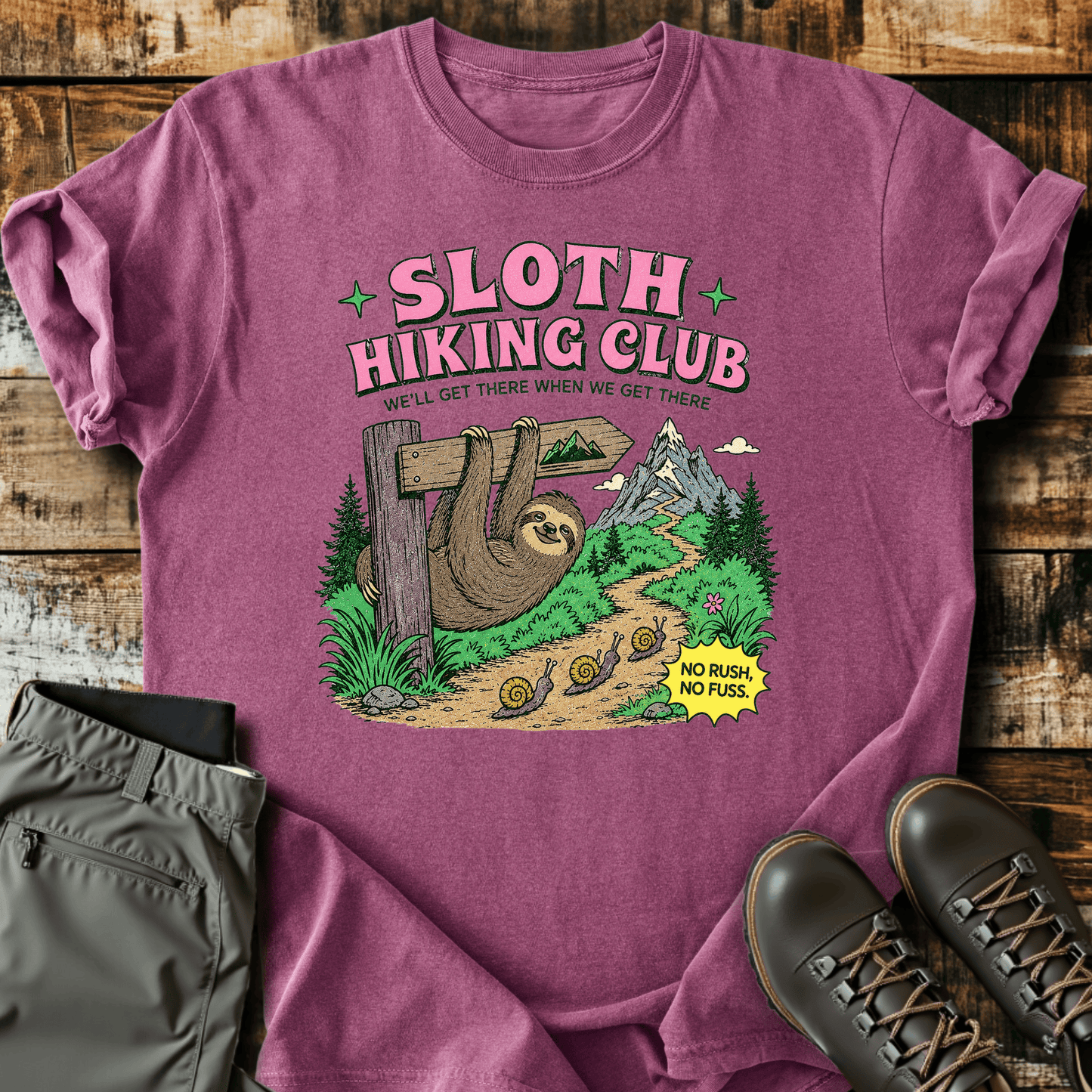 Sloth Hiking Club — berry