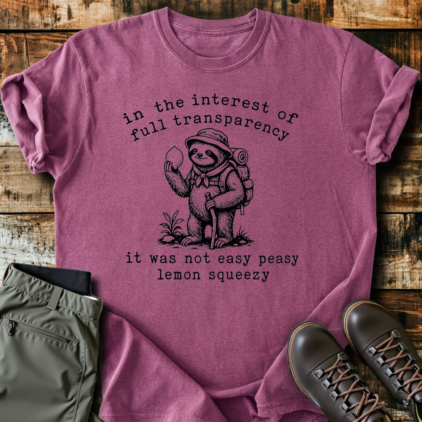 Sloth Hiking Club — berry