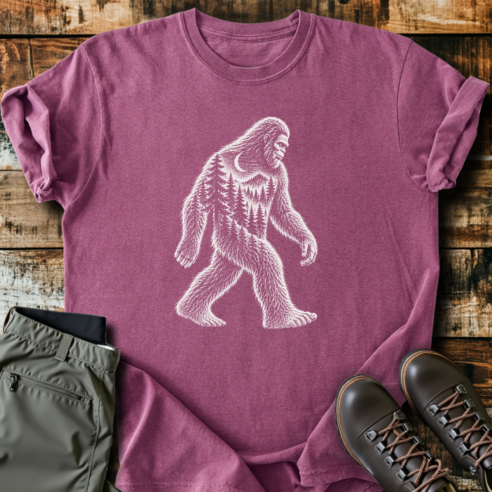 Bigfoot Night Forest T-Shirt
