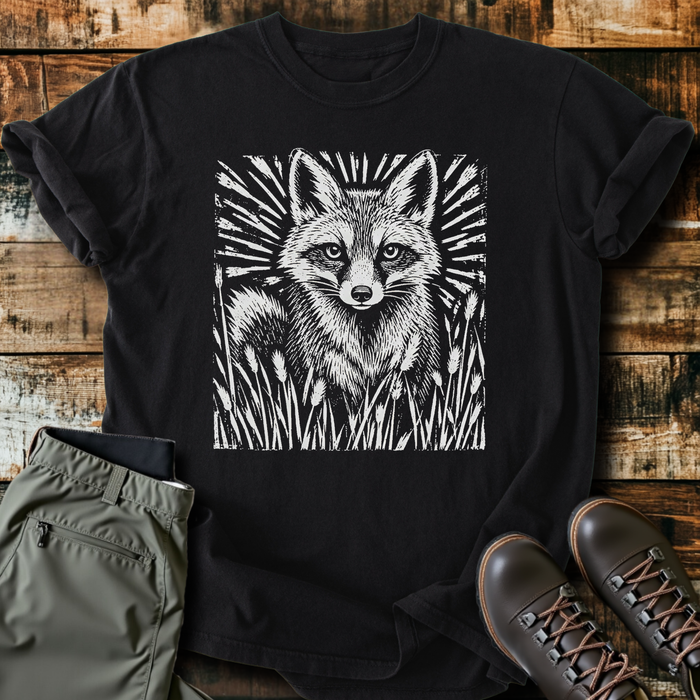 Woodcut Fox T-Shirt