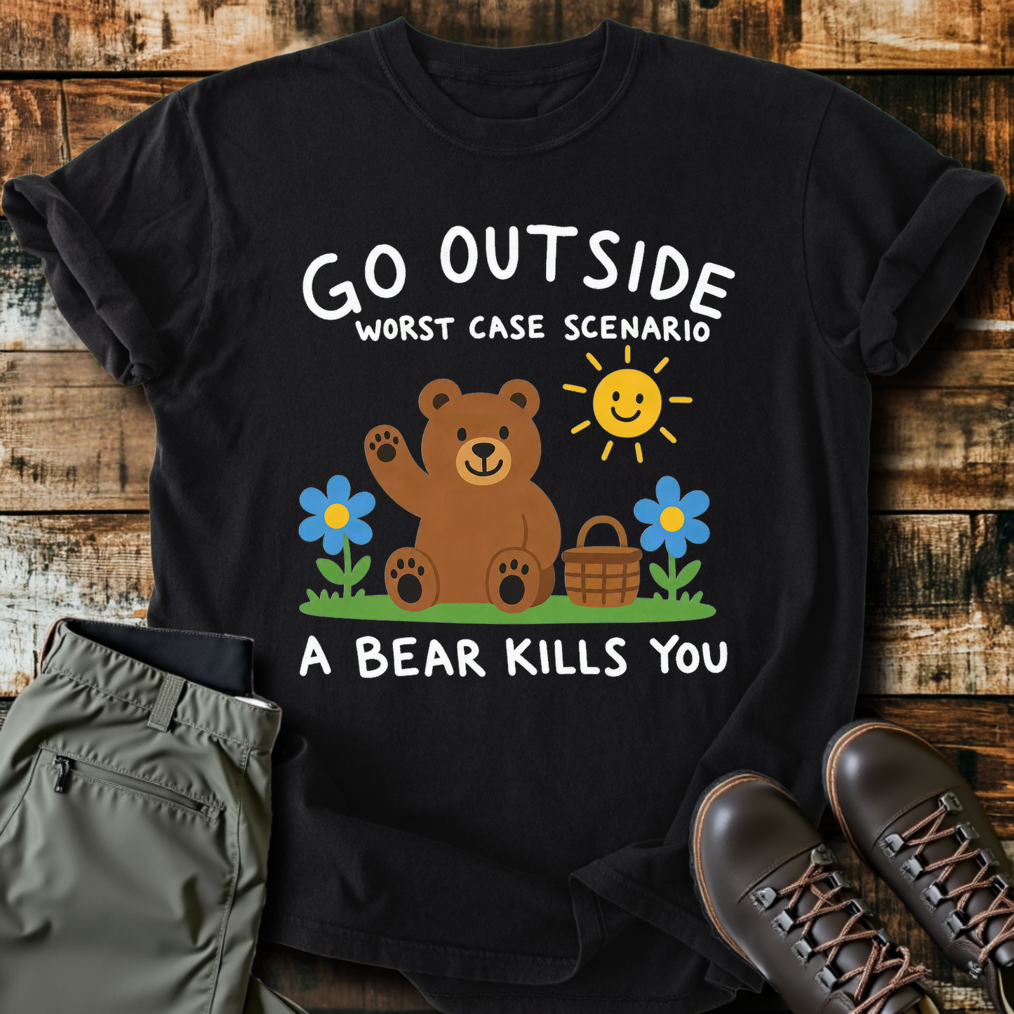 Sloth Hiking Club — black
