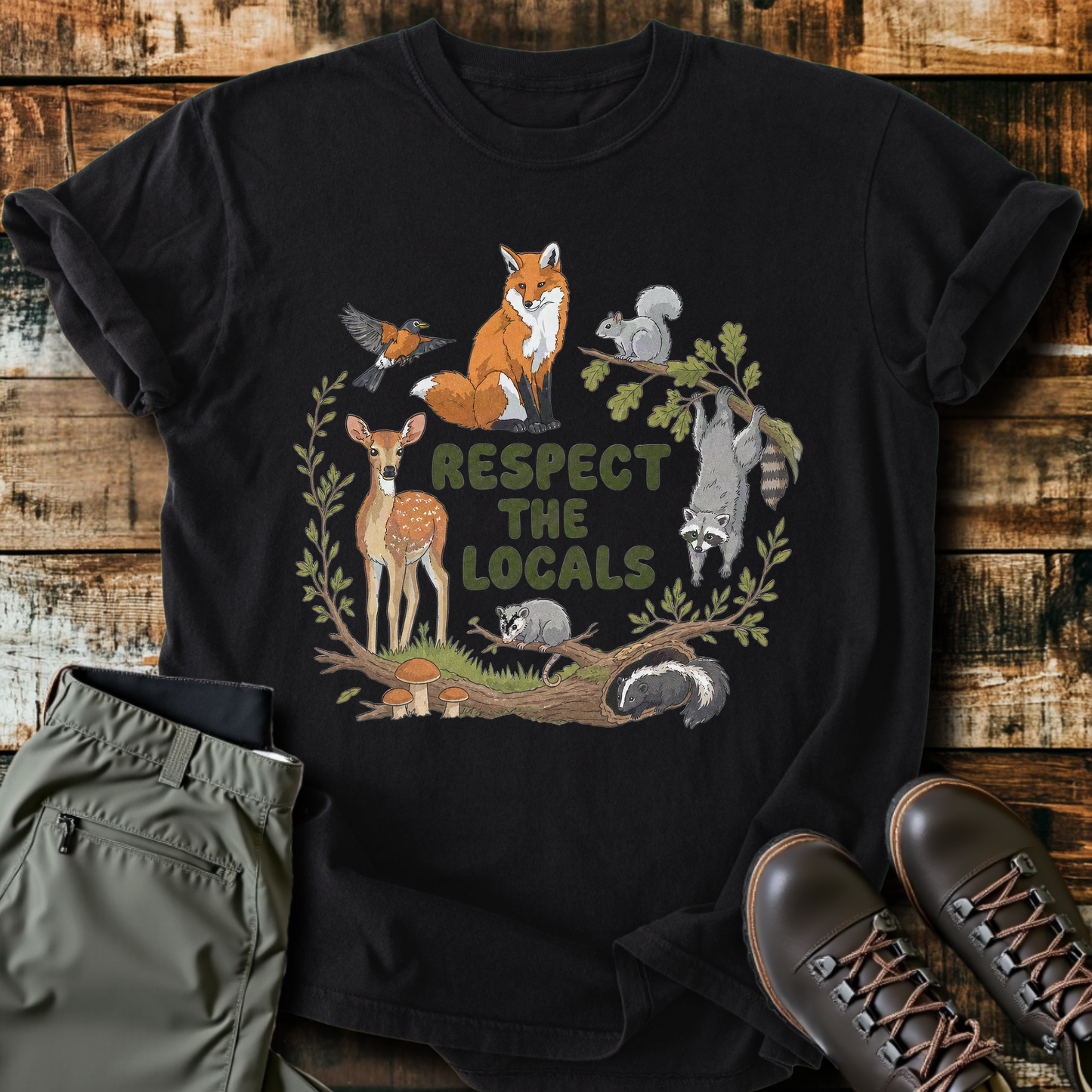 Sloth Hiking Club — black