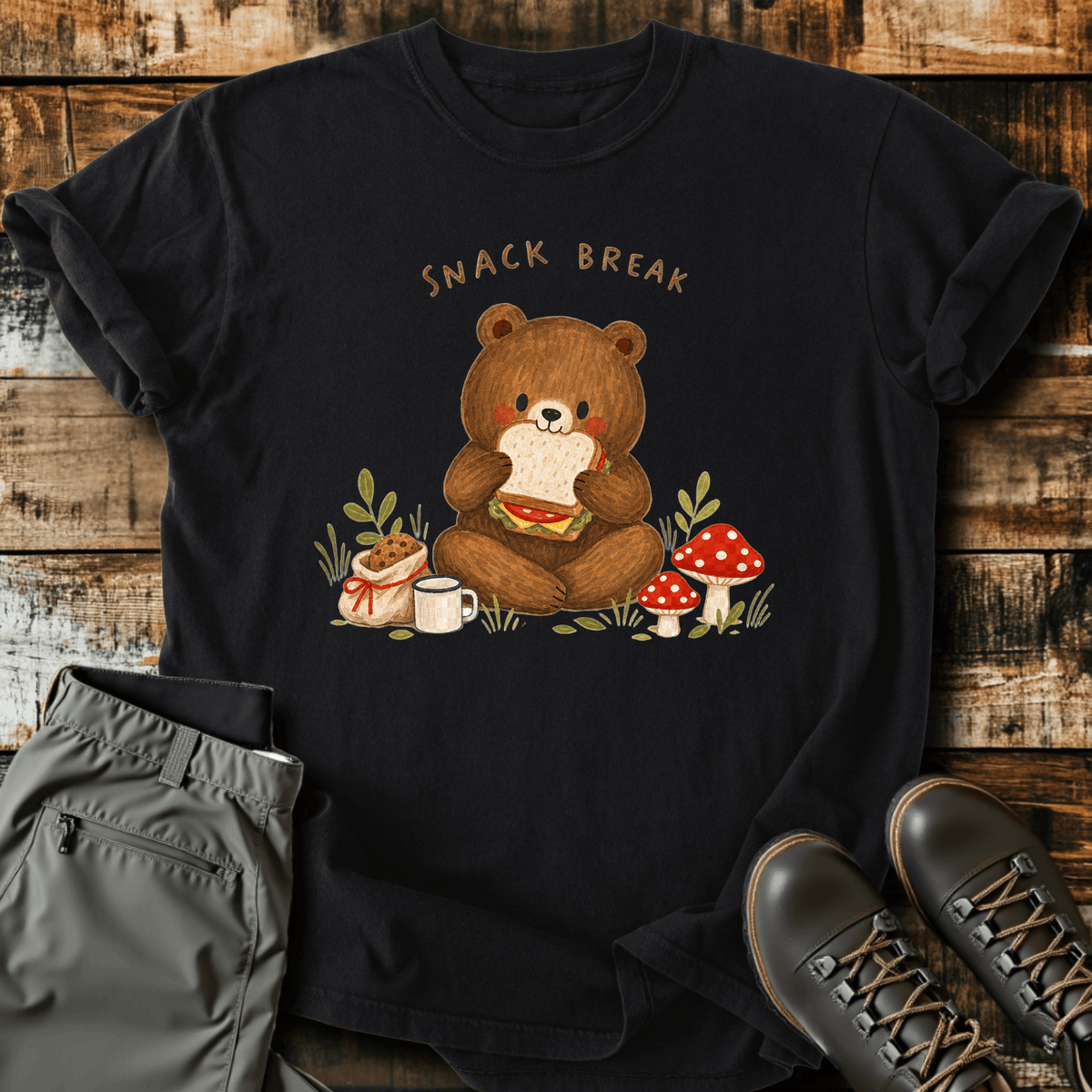 Sloth Hiking Club — black