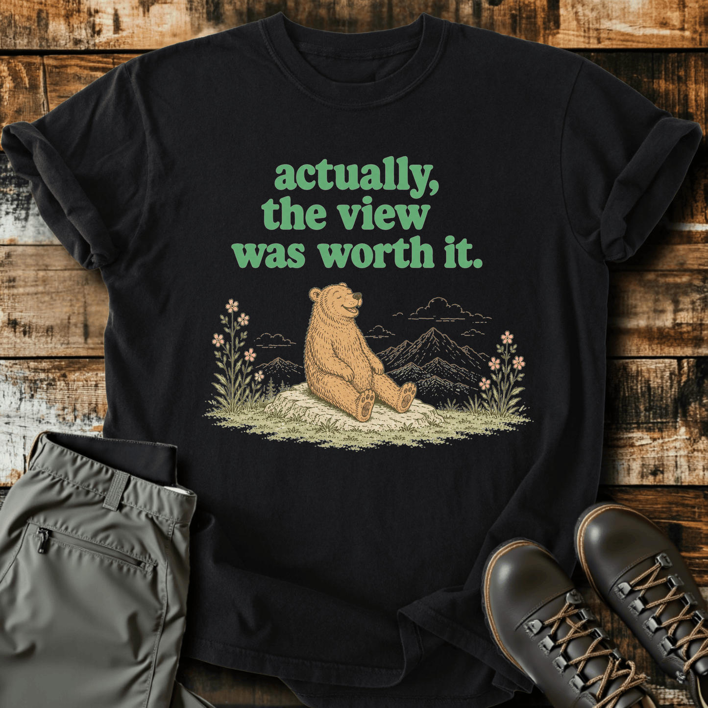 Sloth Hiking Club — black