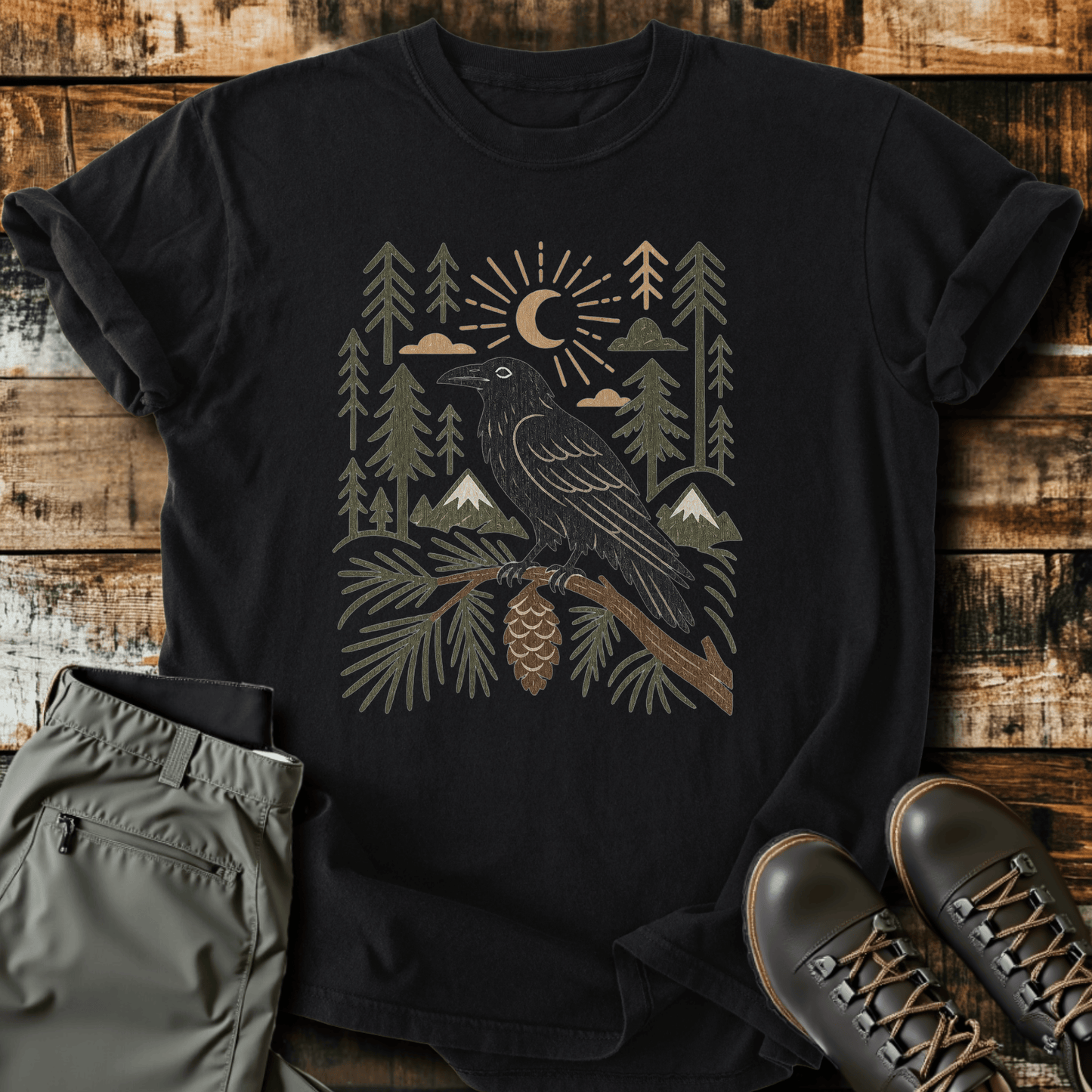 Sloth Hiking Club — black