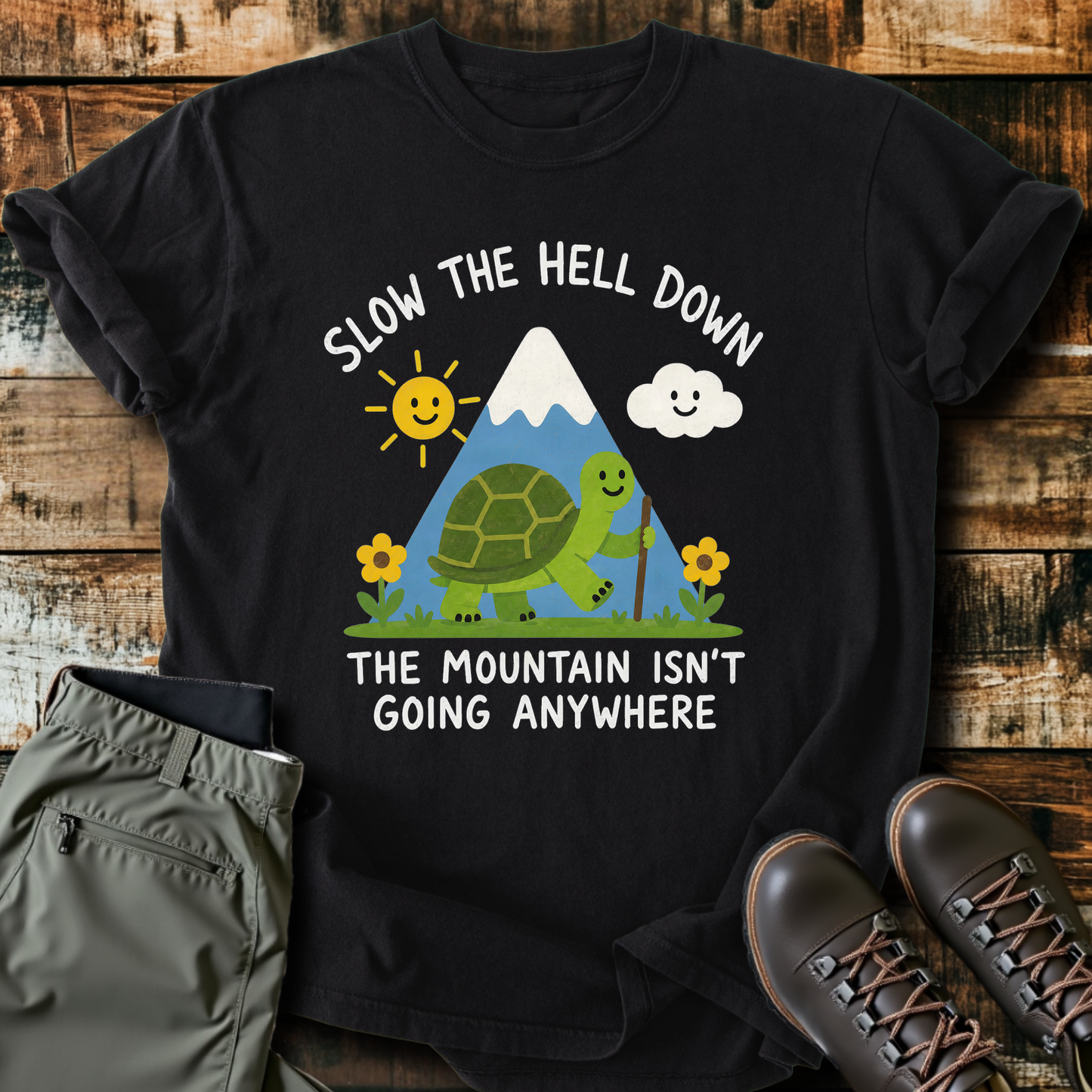 Sloth Hiking Club — black