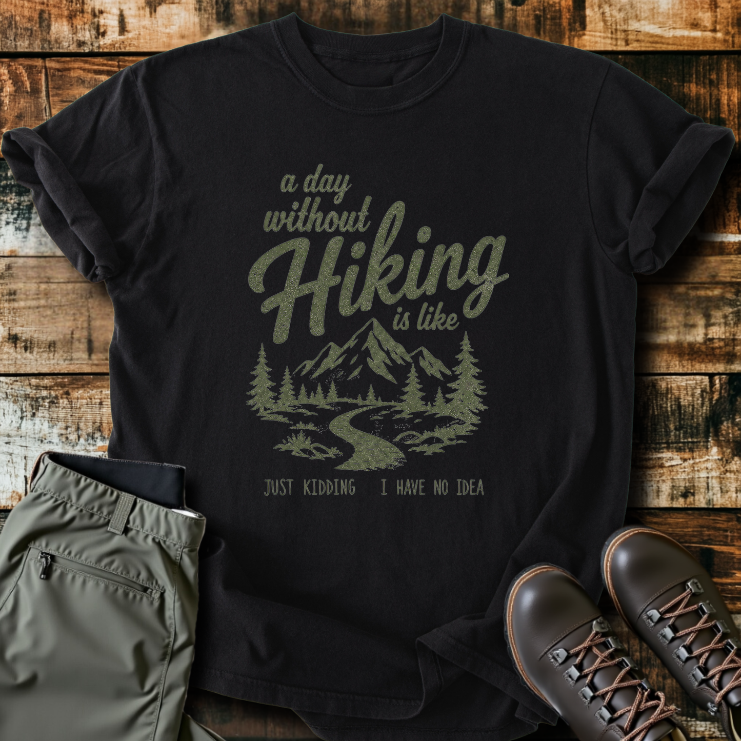 Sloth Hiking Club — black