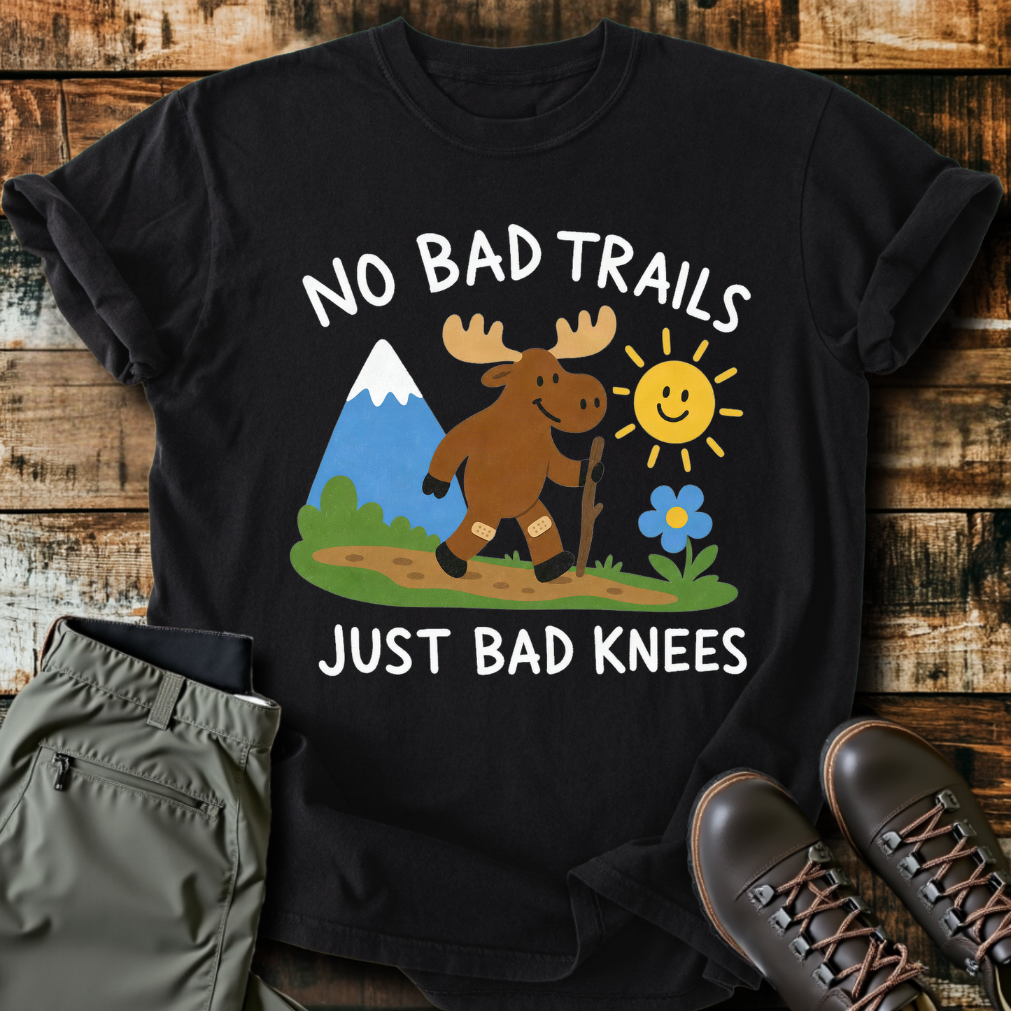 Sloth Hiking Club — black