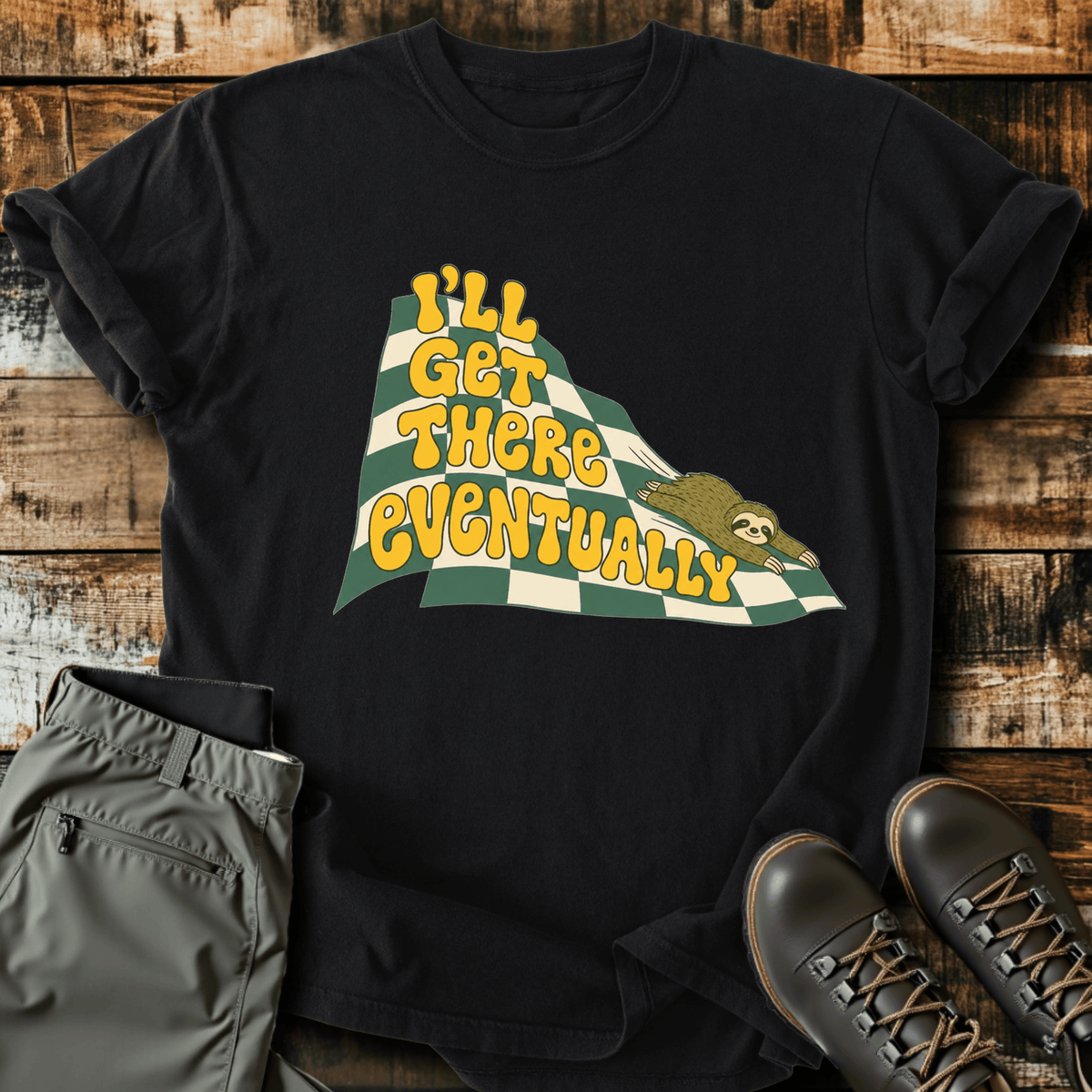 Sloth Hiking Club — black