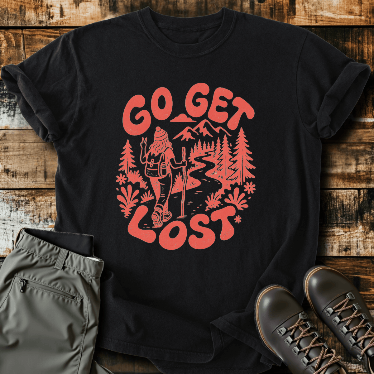 Sloth Hiking Club — black