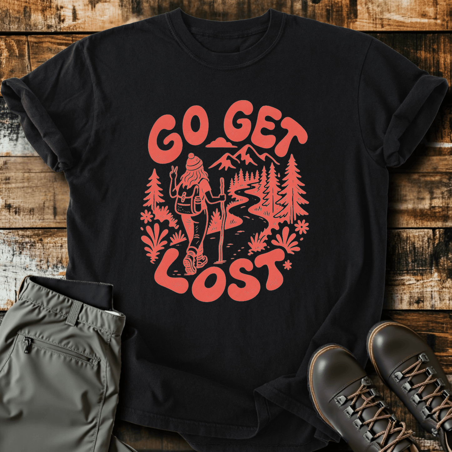 Sloth Hiking Club — black