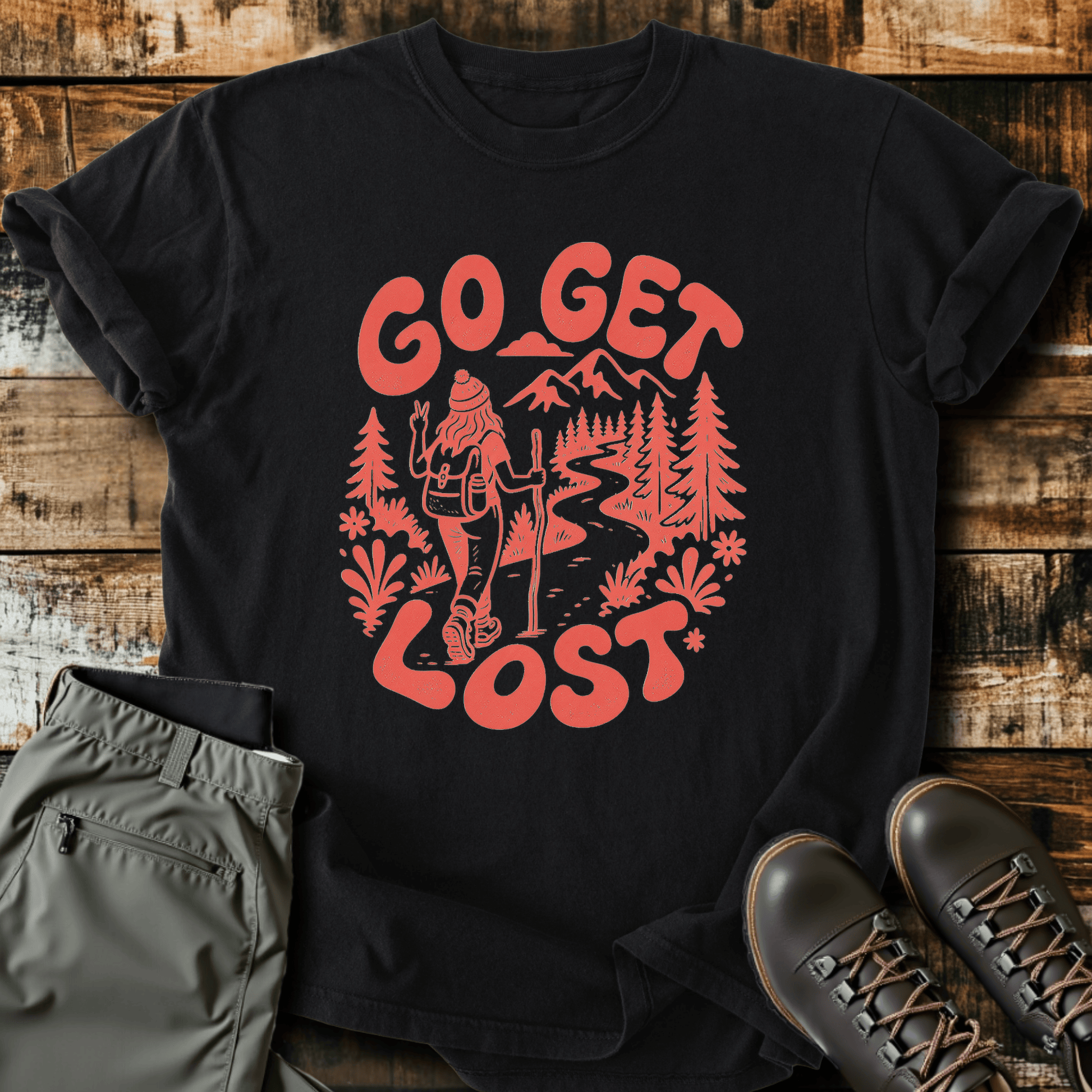 Sloth Hiking Club — black