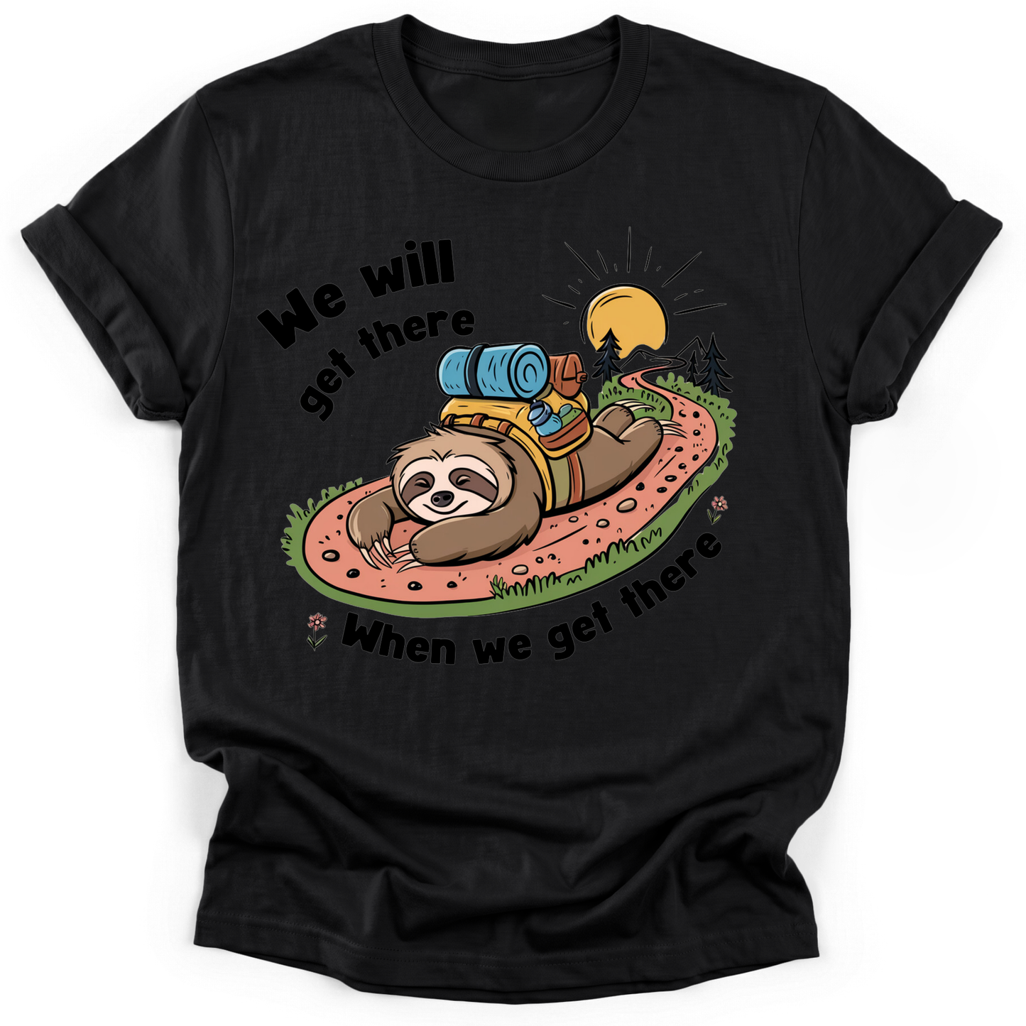 Sloth Hiking Club — black