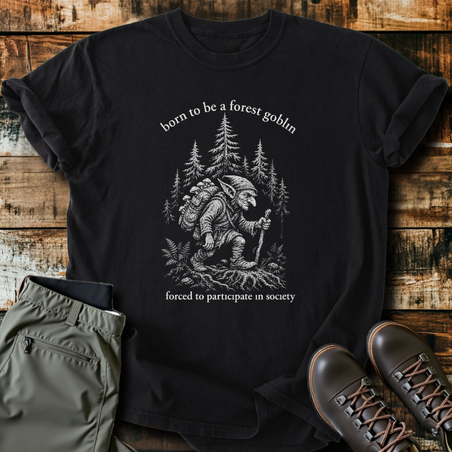 Sloth Hiking Club — black