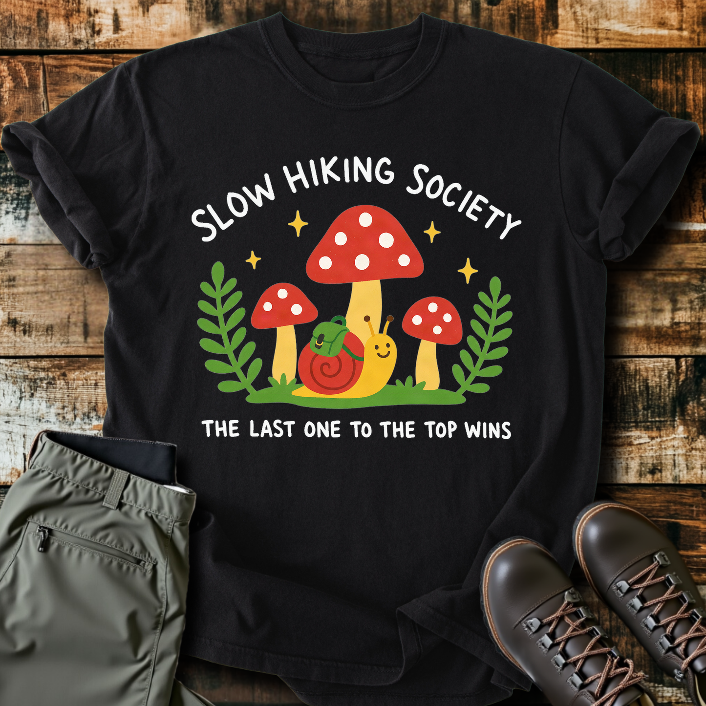 Sloth Hiking Club — black
