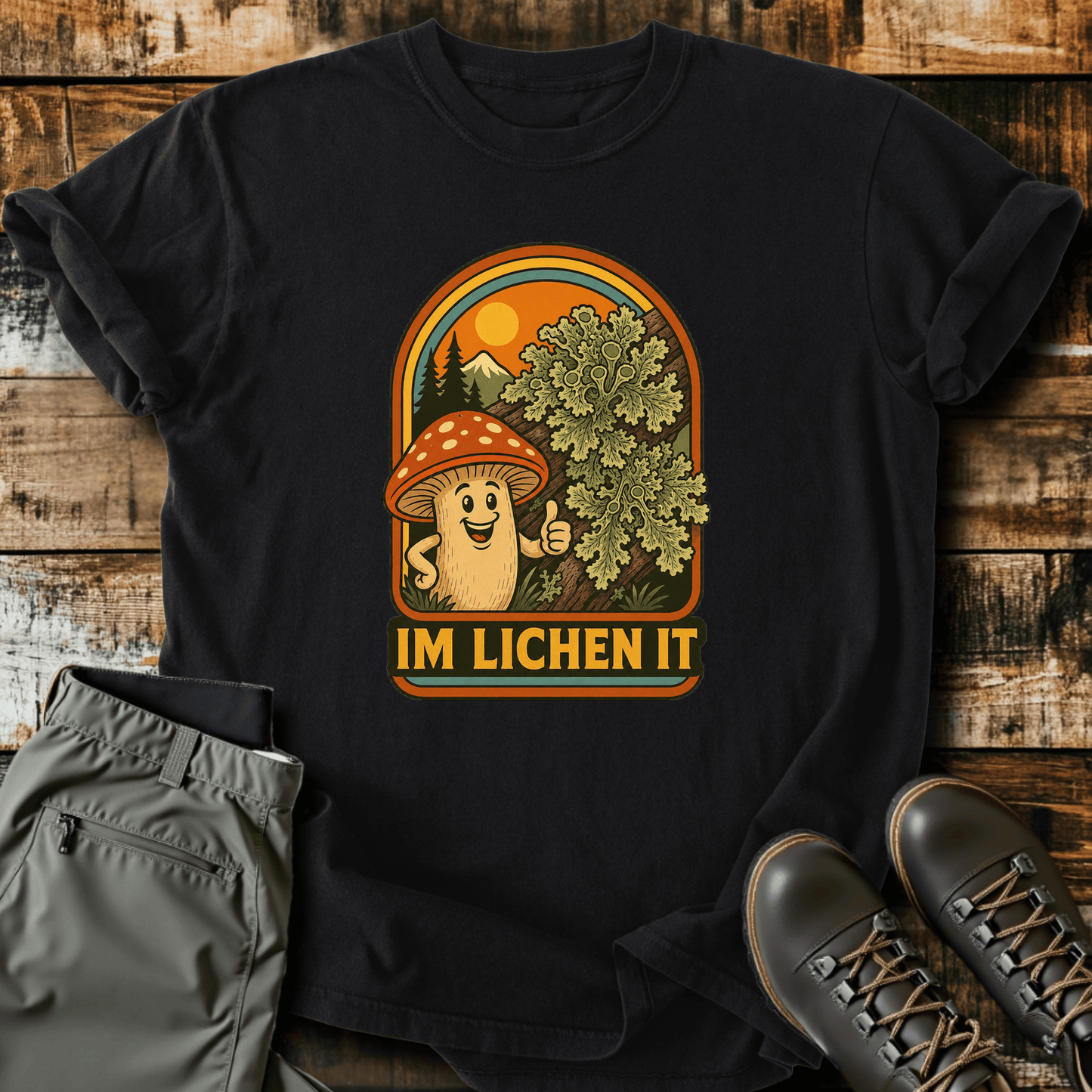Sloth Hiking Club — black