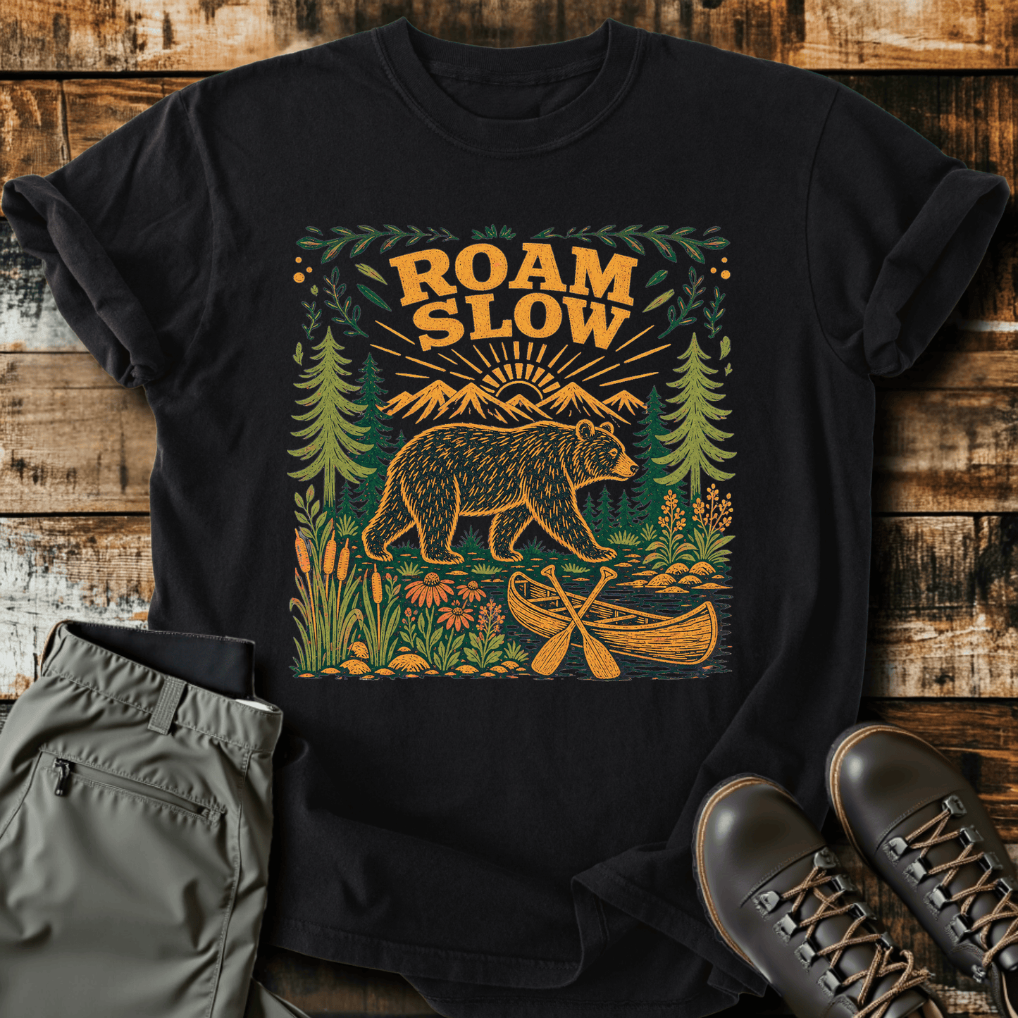 Sloth Hiking Club — black