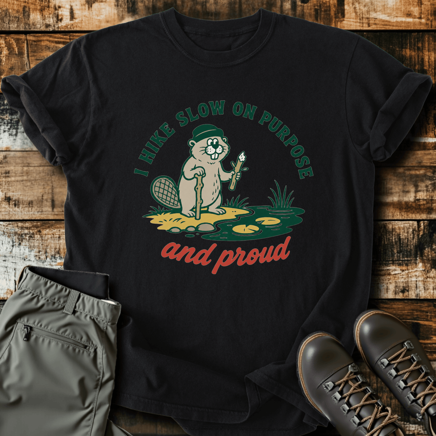 Sloth Hiking Club — black
