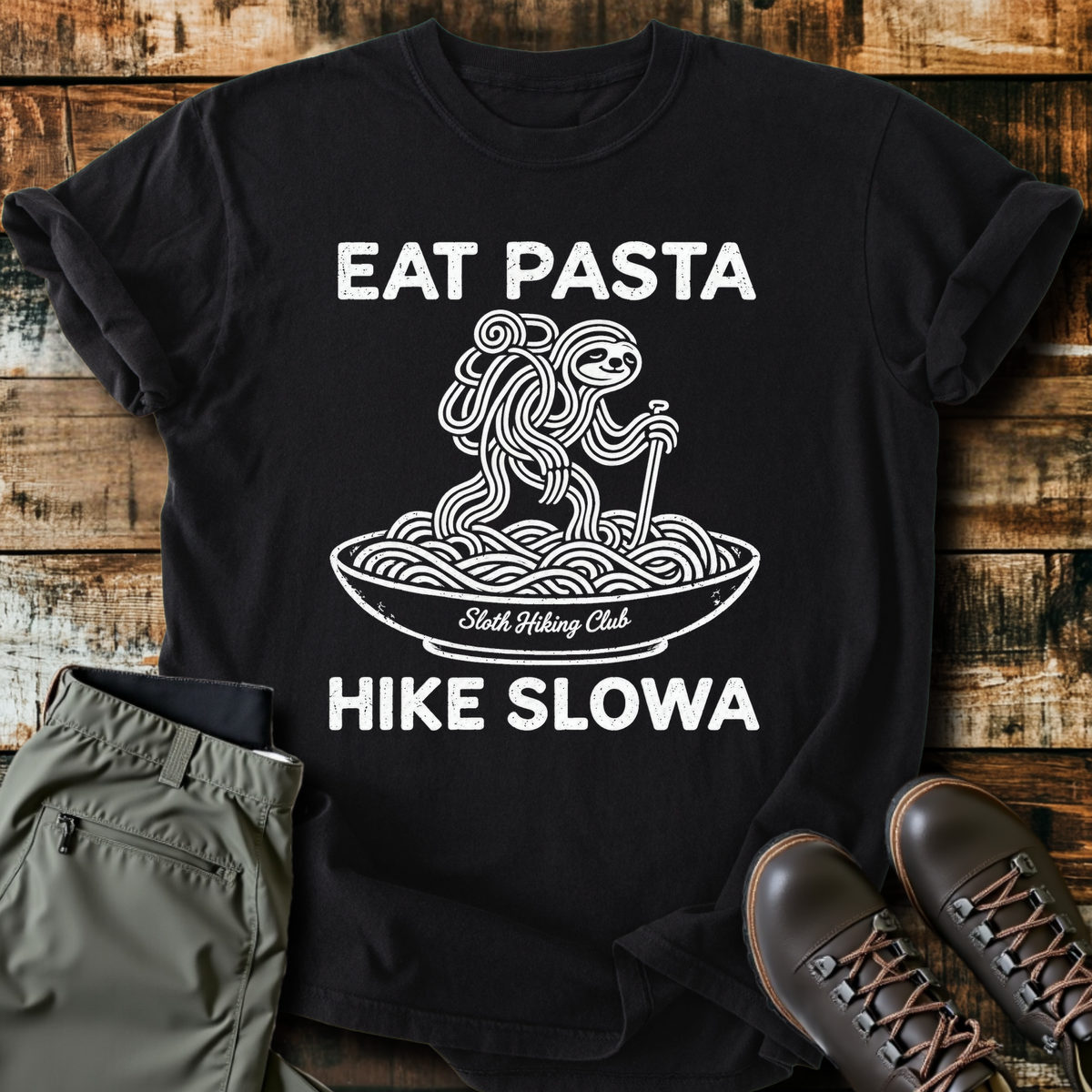 Sloth Hiking Club — black