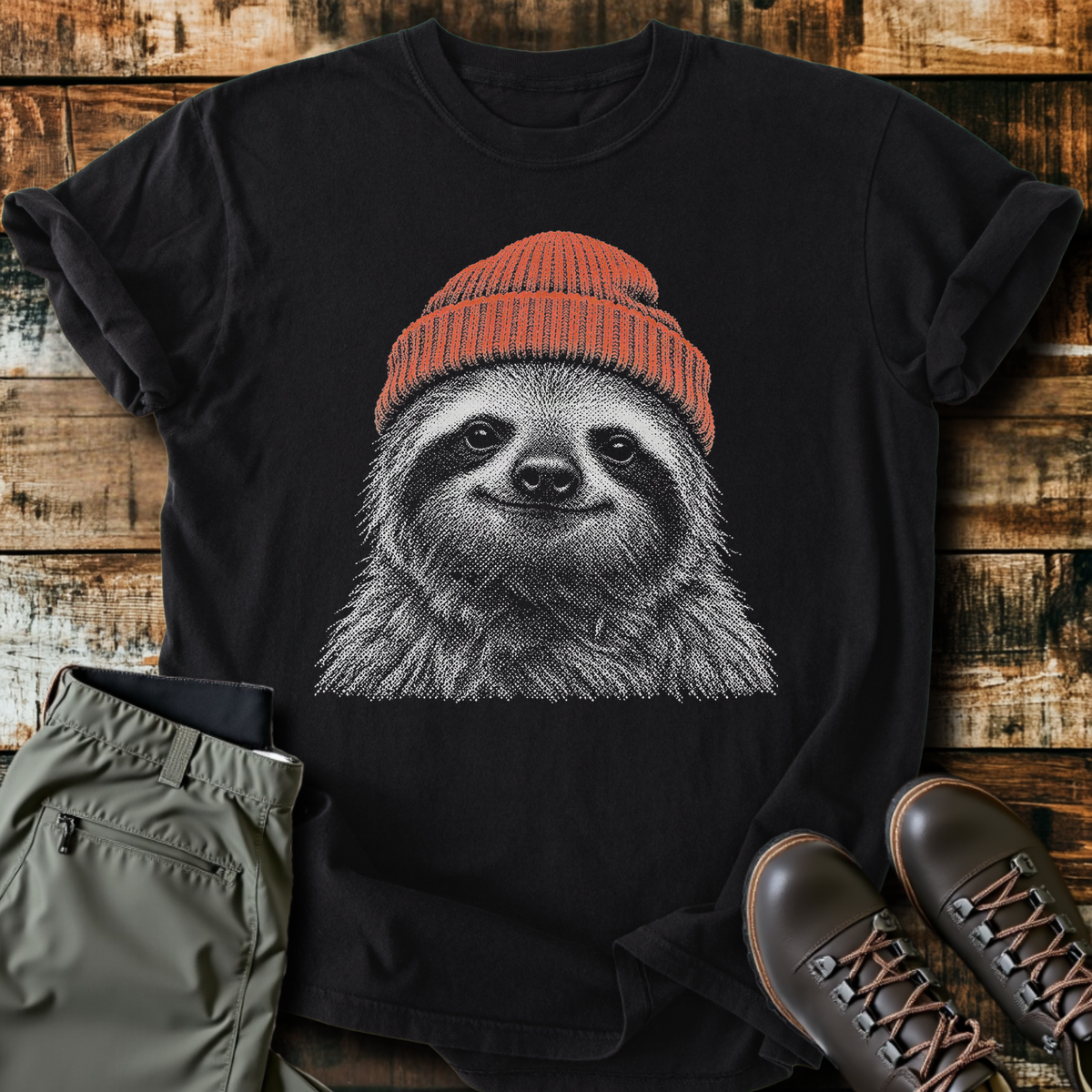 Sloth Hiking Club — black