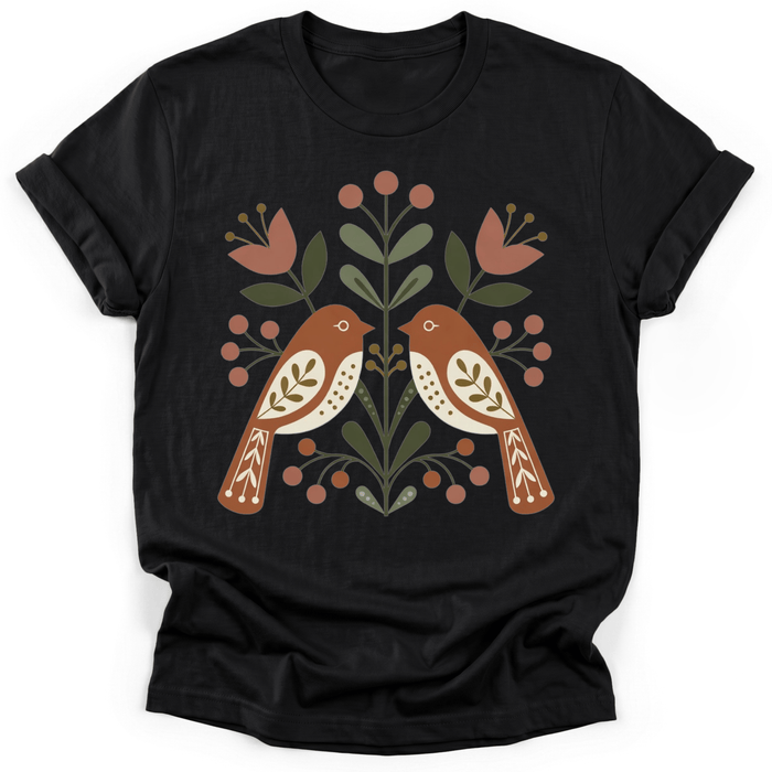 Floral Birds T-Shirt