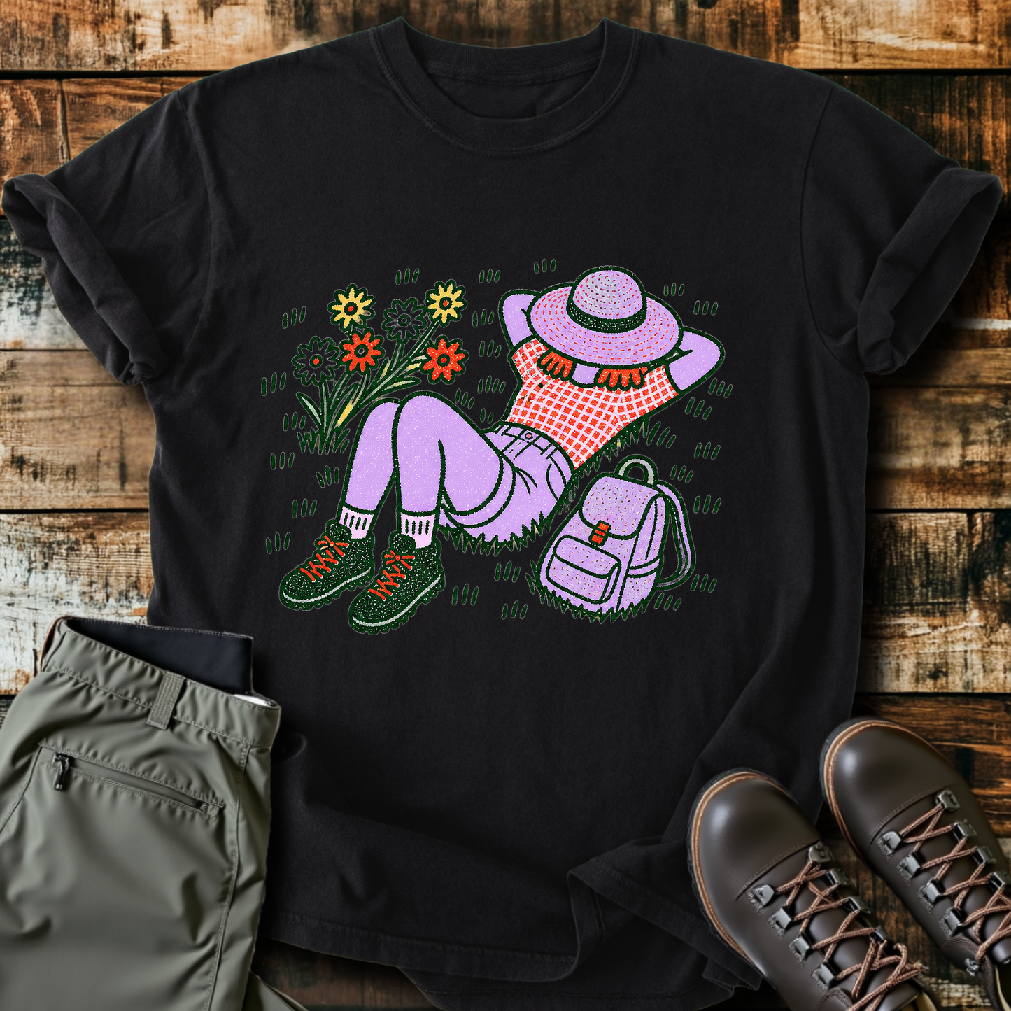 Sloth Hiking Club — black