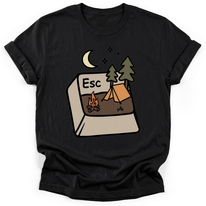 Escape Button T-Shirt