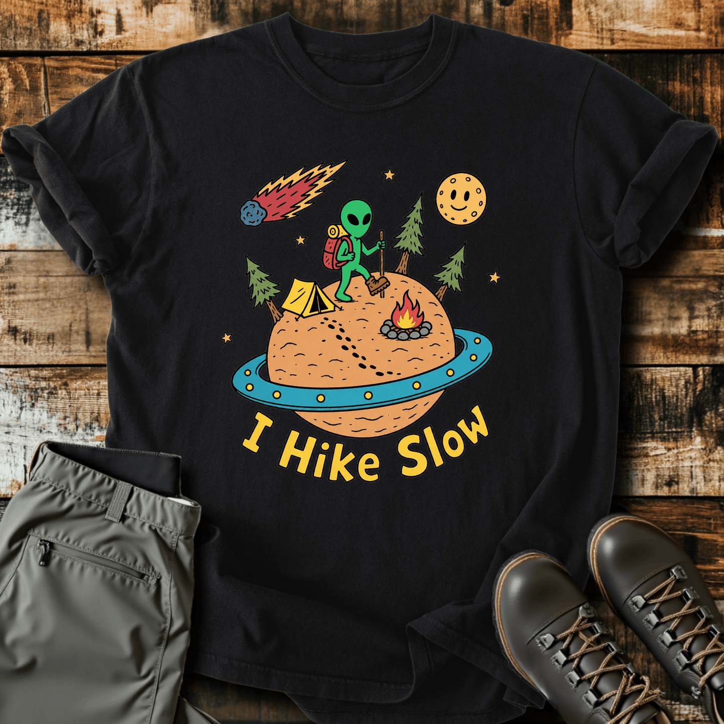Sloth Hiking Club — black