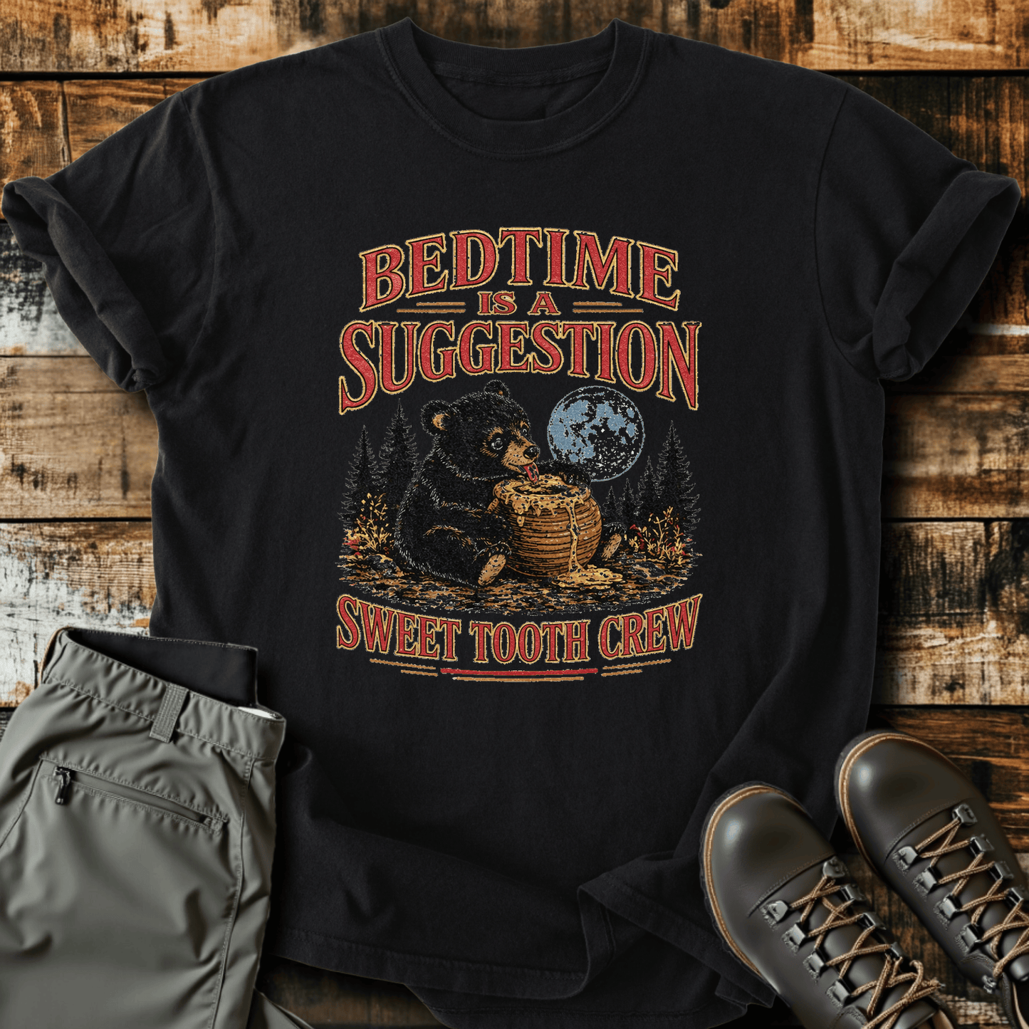 Sloth Hiking Club — black