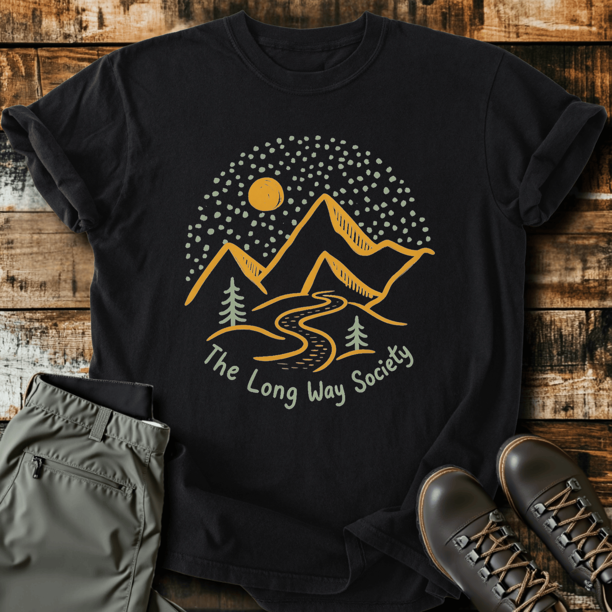 Sloth Hiking Club — black