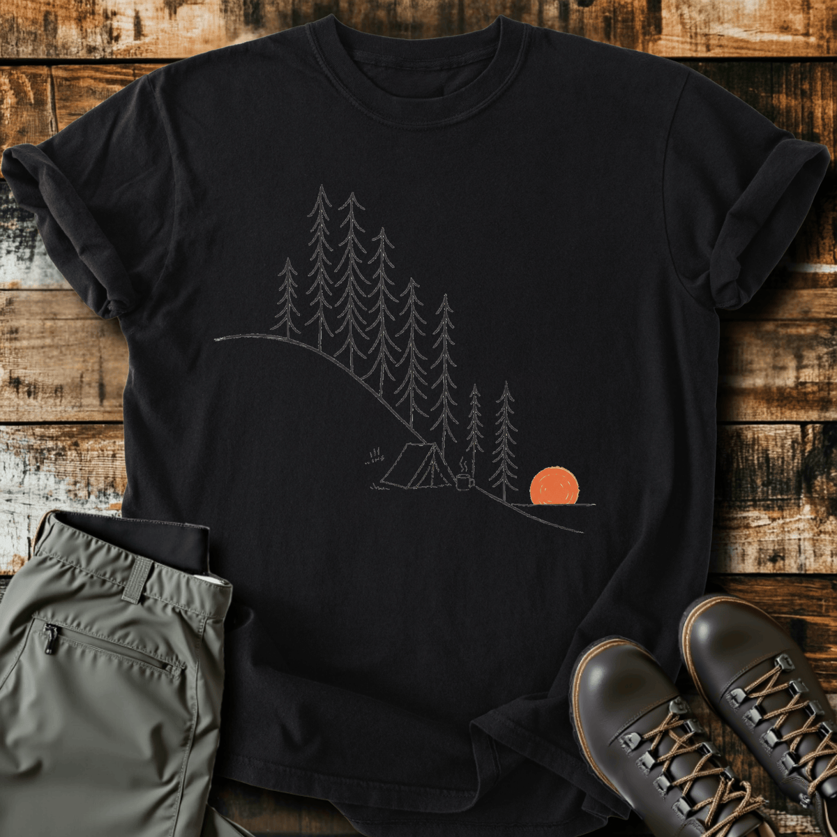 Sloth Hiking Club — black
