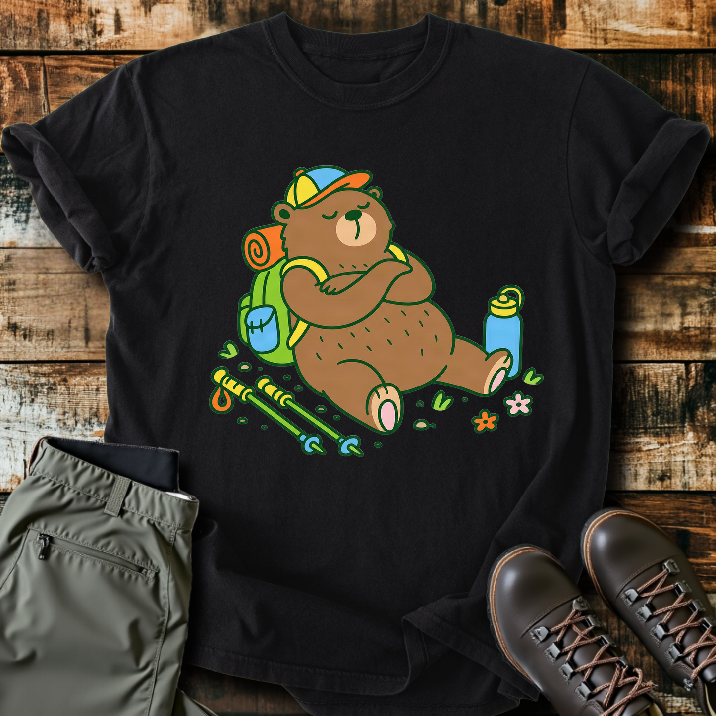 Sloth Hiking Club — black