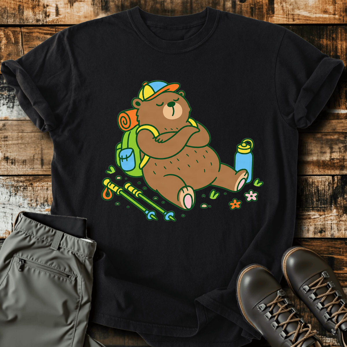 Sloth Hiking Club — black